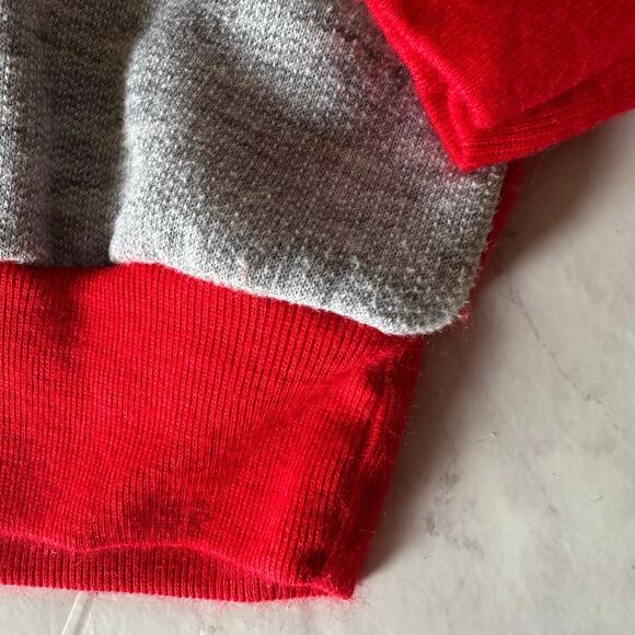 Vintage baby Indiana IU hooded sweatshirt 18 months red gray pullover boys girls - Picture 2 of 8